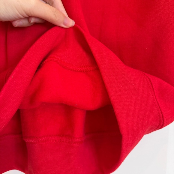 Like New‼️UO Urban Sophistication Future Vintage Crew Neck Sweatshirt, Red, Sz S - Picture 9 of 15